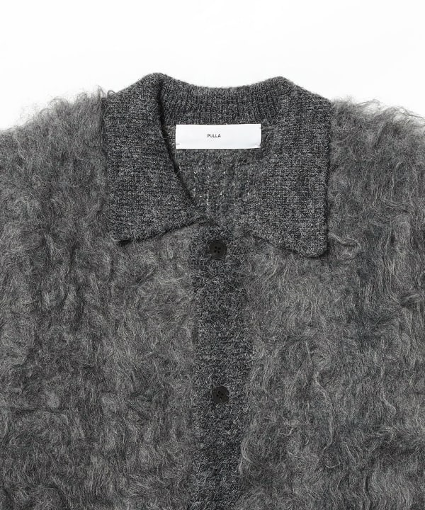 TOGA PULLA / SHAGGY KNIT CARDIGAN
