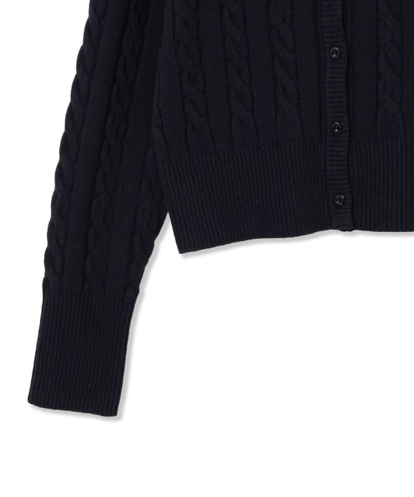 【+10%ポイントUP】【別注】FRED PERRY / ケーブル ニット カーディガン