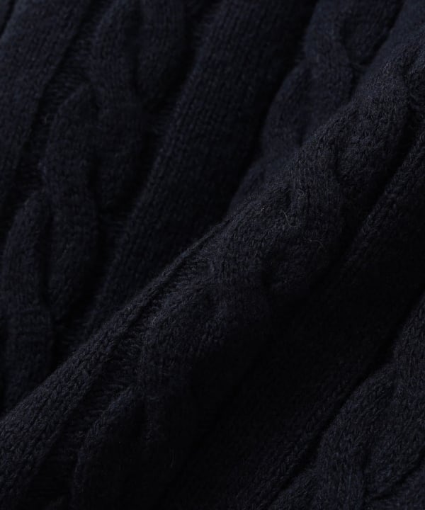 【+10%ポイントUP】【別注】FRED PERRY / ケーブル ニット カーディガン