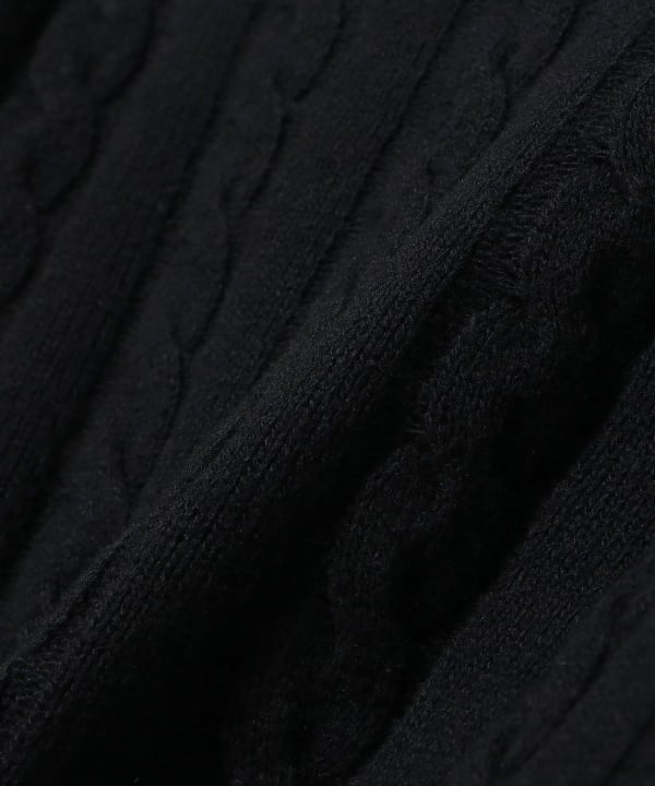 【別注】FRED PERRY × Ray BEAMS / ケーブル ニット カーディガン