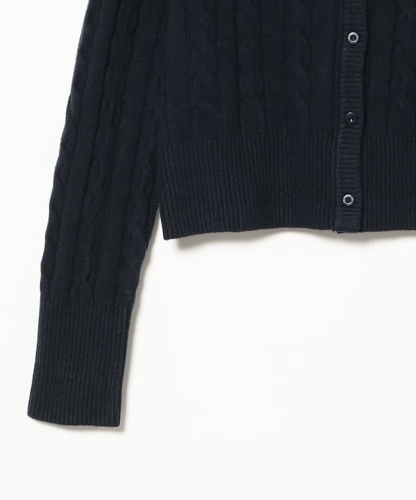【別注】FRED PERRY × Ray BEAMS / ケーブル ニット カーディガン