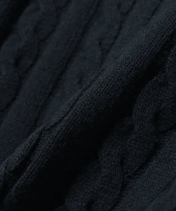 【別注】FRED PERRY × Ray BEAMS / ケーブル ニット カーディガン