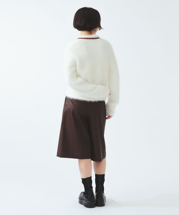 【+10%ポイントUP】【別注】FRED PERRY / フラッフィー ニット カーディガン