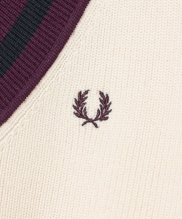 【ポップアップ開催中】FRED PERRY / ボールド ティップド Vネック ニット