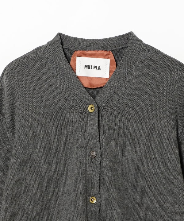 MUL PLA / Mixed Hem Cotton Cardigan