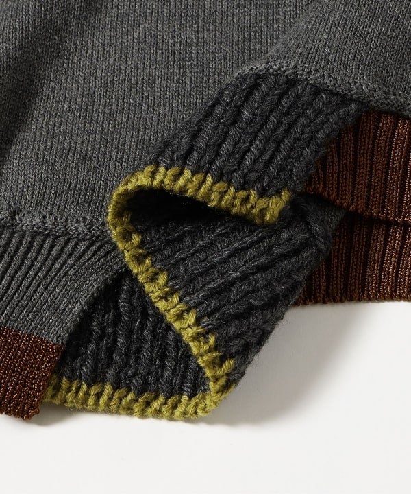 MUL PLA / Mixed Hem Cotton Cardigan