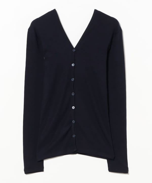 PISCESS / Ribbed Button Cardigan