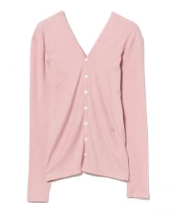 PISCESS / Ribbed Button Cardigan