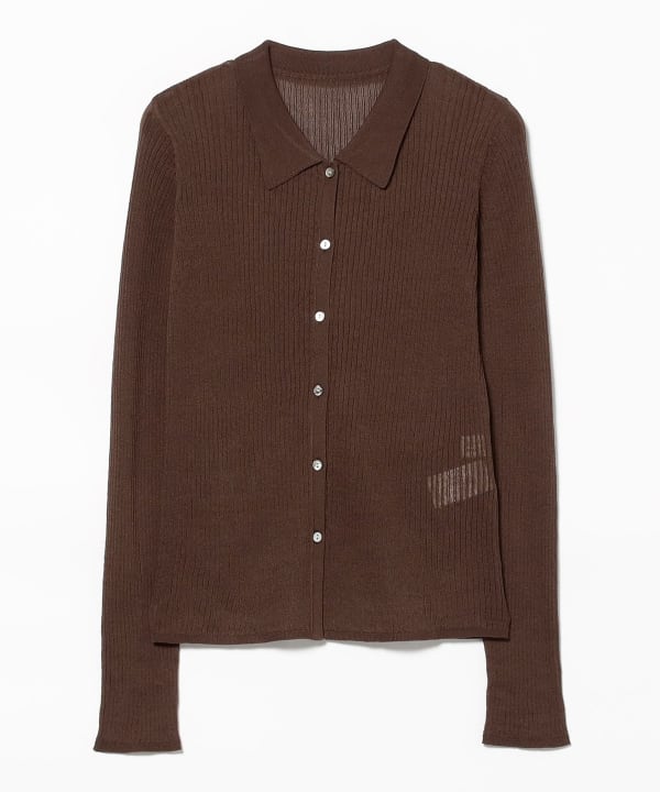 Camisole Set, Ribbed Polo Cardigan