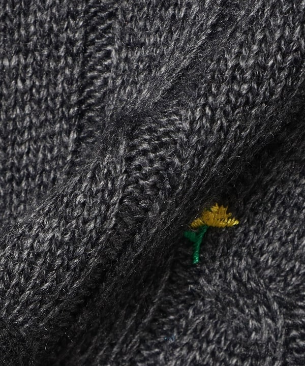 MUVEIL / ミックス フラワー 刺繍 ニット プルオーバー