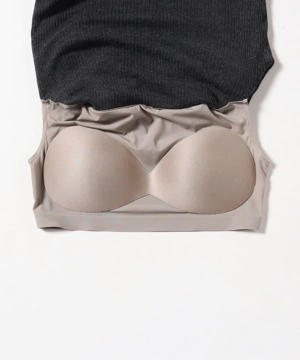 NICENICE MOMENT / OPEN SHOULDER RIB SHELL