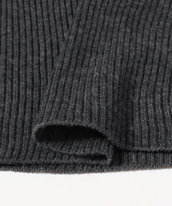 NICENICE MOMENT / OPEN SHOULDER RIB SHELL
