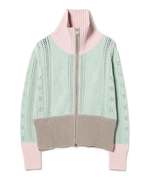 【別注】boussole × Ray BEAMS / ジップ カーディガン