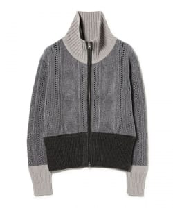 【別注】boussole × Ray BEAMS / ジップ カーディガン