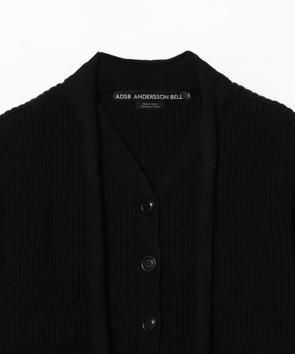 ANDERSSON BELL / SCARF TIE KNIT CARDIGAN