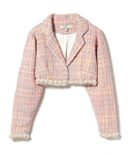 ○DREAM sister jane / Sundae Tweed Cropped Blazer