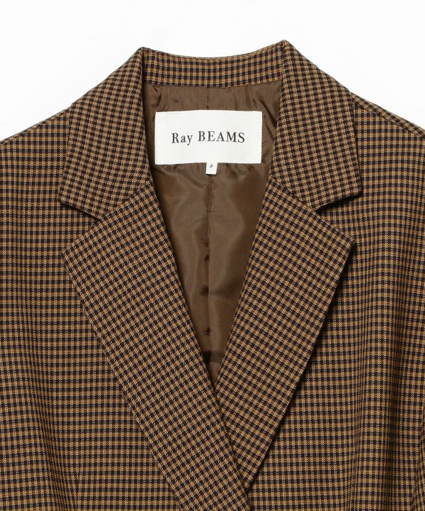 Ray BEAMS（レイ ビームス）Ray BEAMS / チェック 4ボタン ダブル