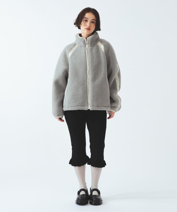 【WEB限定】UGG(R) / Nikia Crochet UGGfluff Jacket Model：H165 B81 W55 H87　Size：S