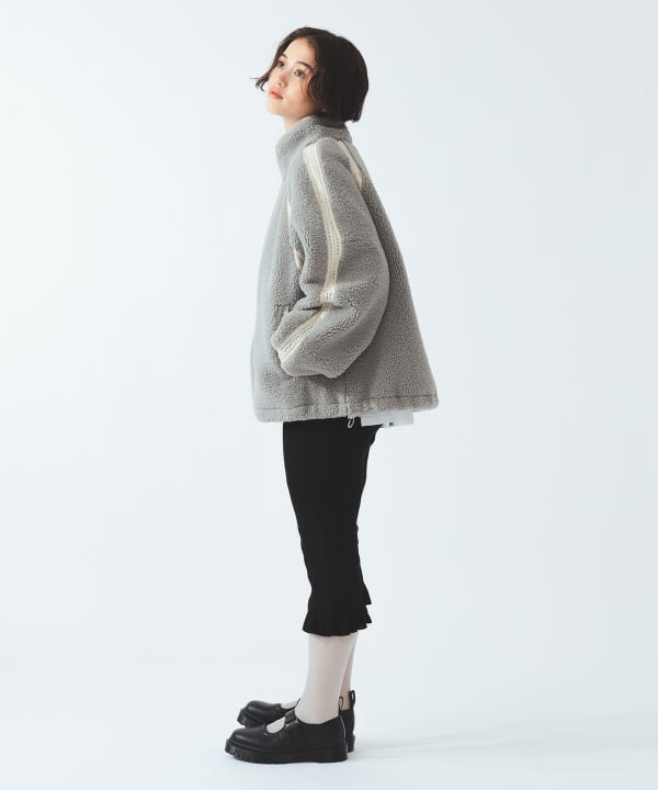 【WEB限定】UGG(R) / Nikia Crochet UGGfluff Jacket Model：H165 B81 W55 H87　Size：S
