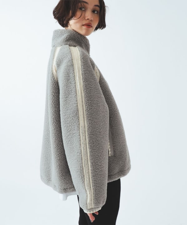 【WEB限定】UGG(R) / Nikia Crochet UGGfluff Jacket Model：H165 B81 W55 H87　Size：S