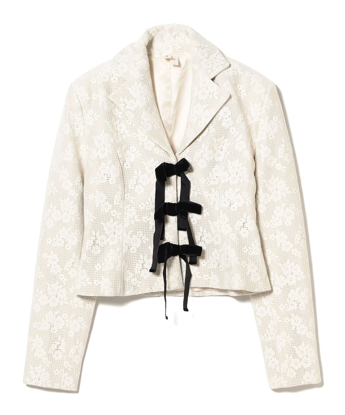 ☆Yuhan レース柄Jk ジャケット WOMEN WHITE M ☆Yuhan レース柄Jk ジャケット WOMEN WHITE M