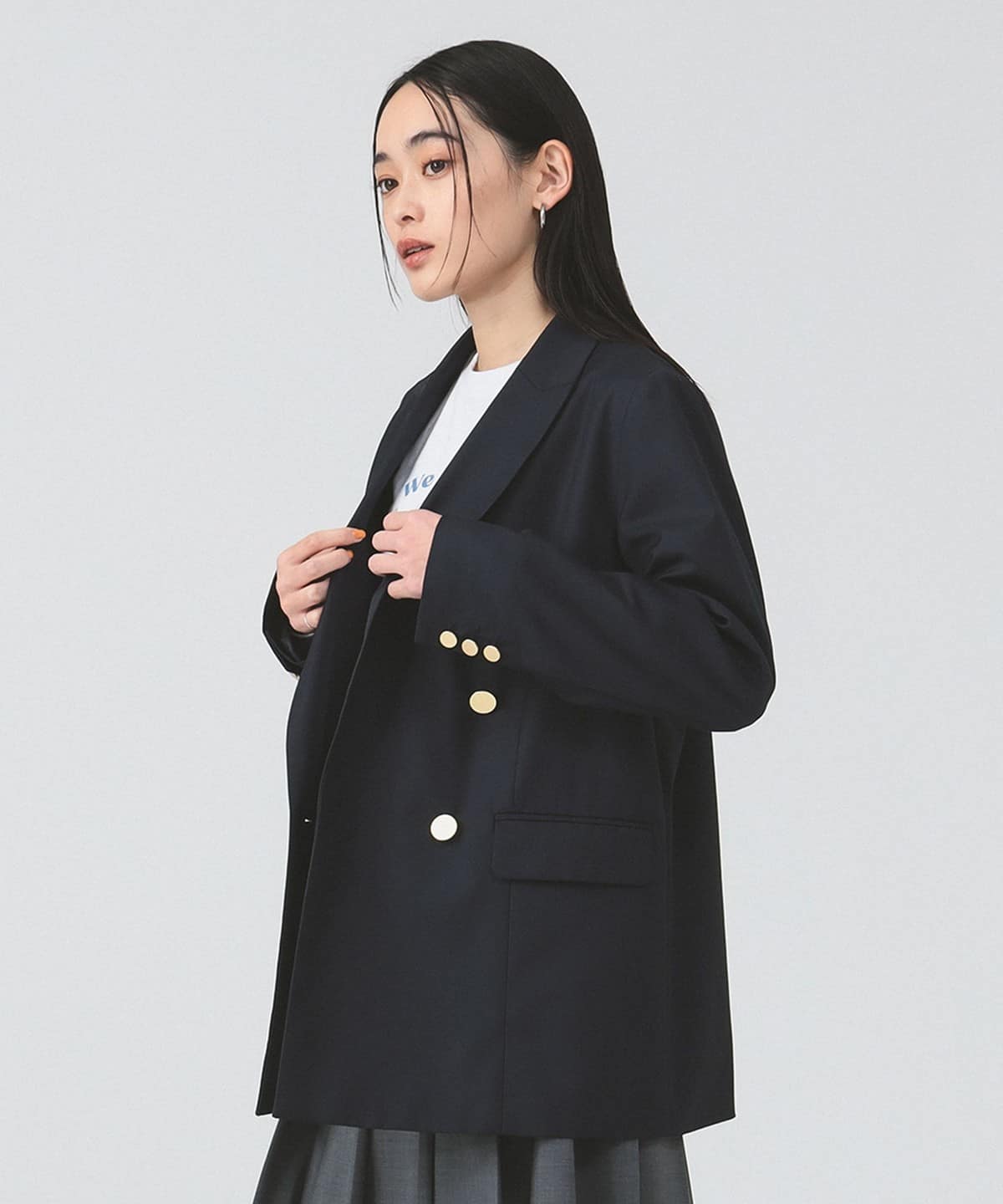 Ray BEAMS Ray BEAMS-button double blazer (jacket, casual Ray BEAMS Ray BEAMS-button double blazer (jacket, casual