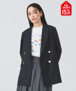 【+15%ポイントUP】4ボタン ダブル ブレザー