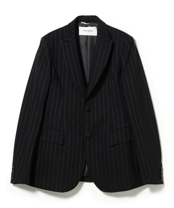 【タイムセール】Chika Kisada / STRIPED TAILORED JACKET
