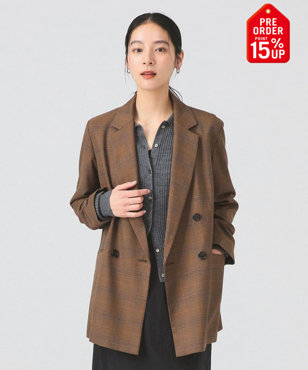 Ray BEAMS（レイ ビームス）【+15%ポイントUP】チェック 4ボタン