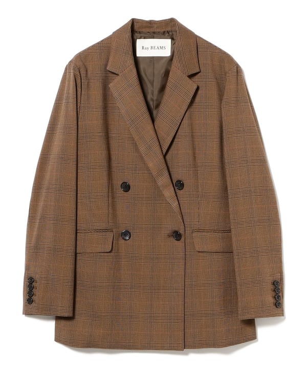 BEAMS ベージュ ジャケット L B:MING by BEAMS (B B:MING by BEAMS) Stretch Mesh 2-Button