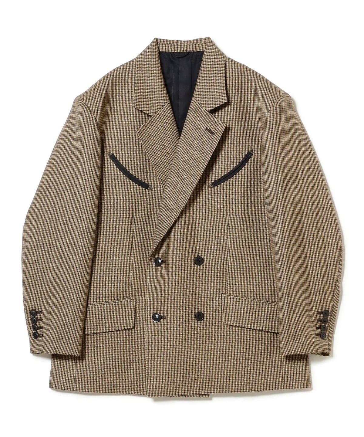TOGA PULLA トーガ プルラ / WOOL CHECK JACKET ジャケット WOMEN 05 BROWN 36 TOGA PULLA トーガ プルラ / WOOL CHECK JACKET ジャケット WOMEN 05 BROWN 36