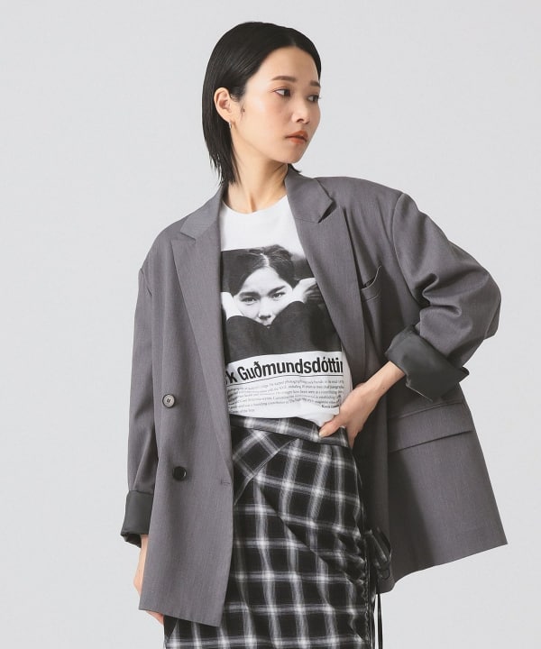 Ray BEAMS ベージュ　レザージャケット M Ray BEAMS ベージュ レザージャケット M
