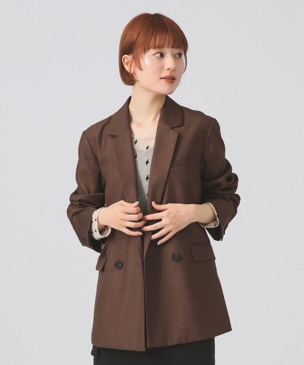 【新品未使用】Ray BEAMS / メッシュ ダブル ジャケット 24SS Ray BEAMS（レイビームス）の「Ray BEAMS / メッシュ 4ボタン