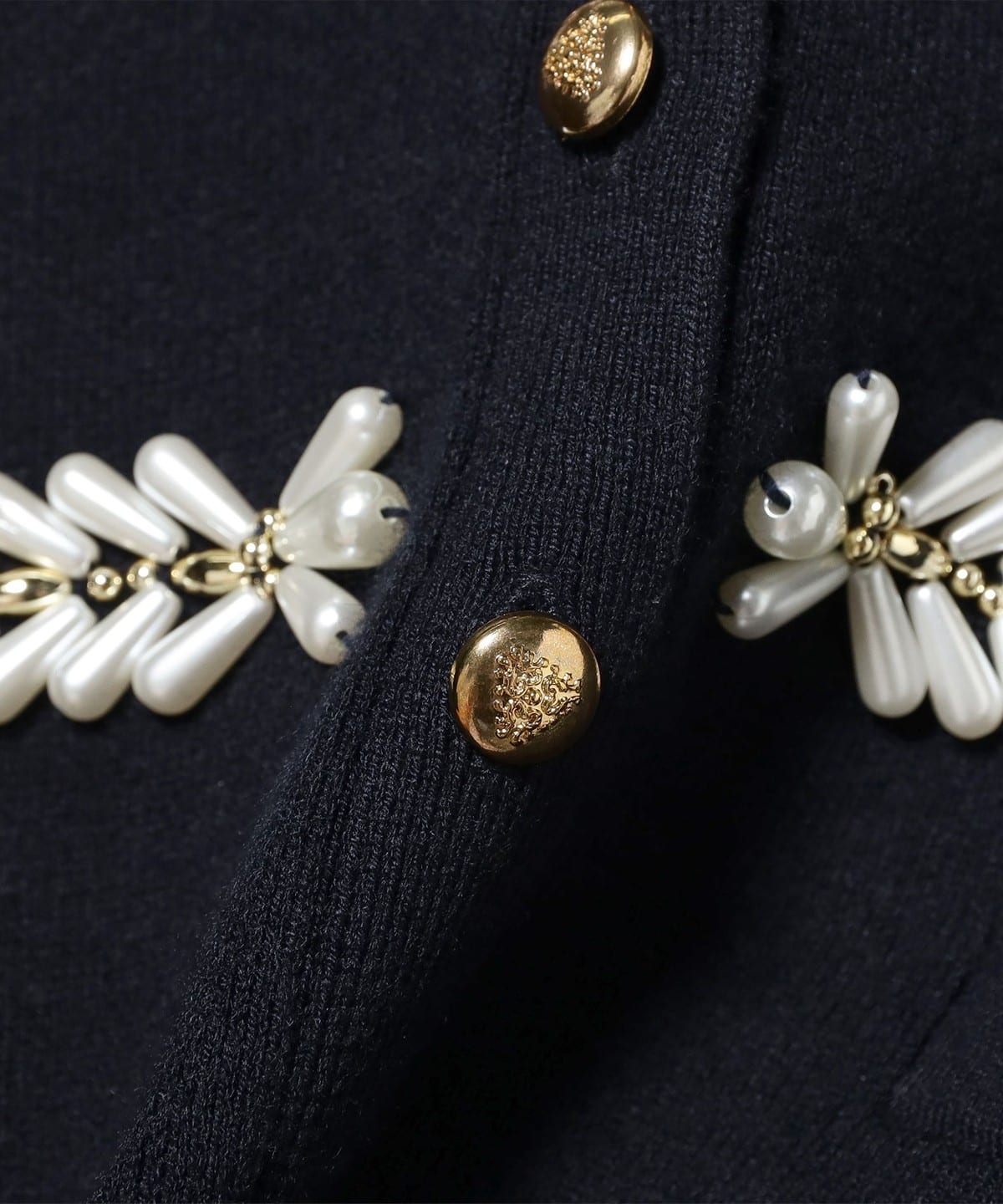 なぽれおん Ray BEAMS（レイ ビームス）MUVLEIL / ナポレオンニットジャケット