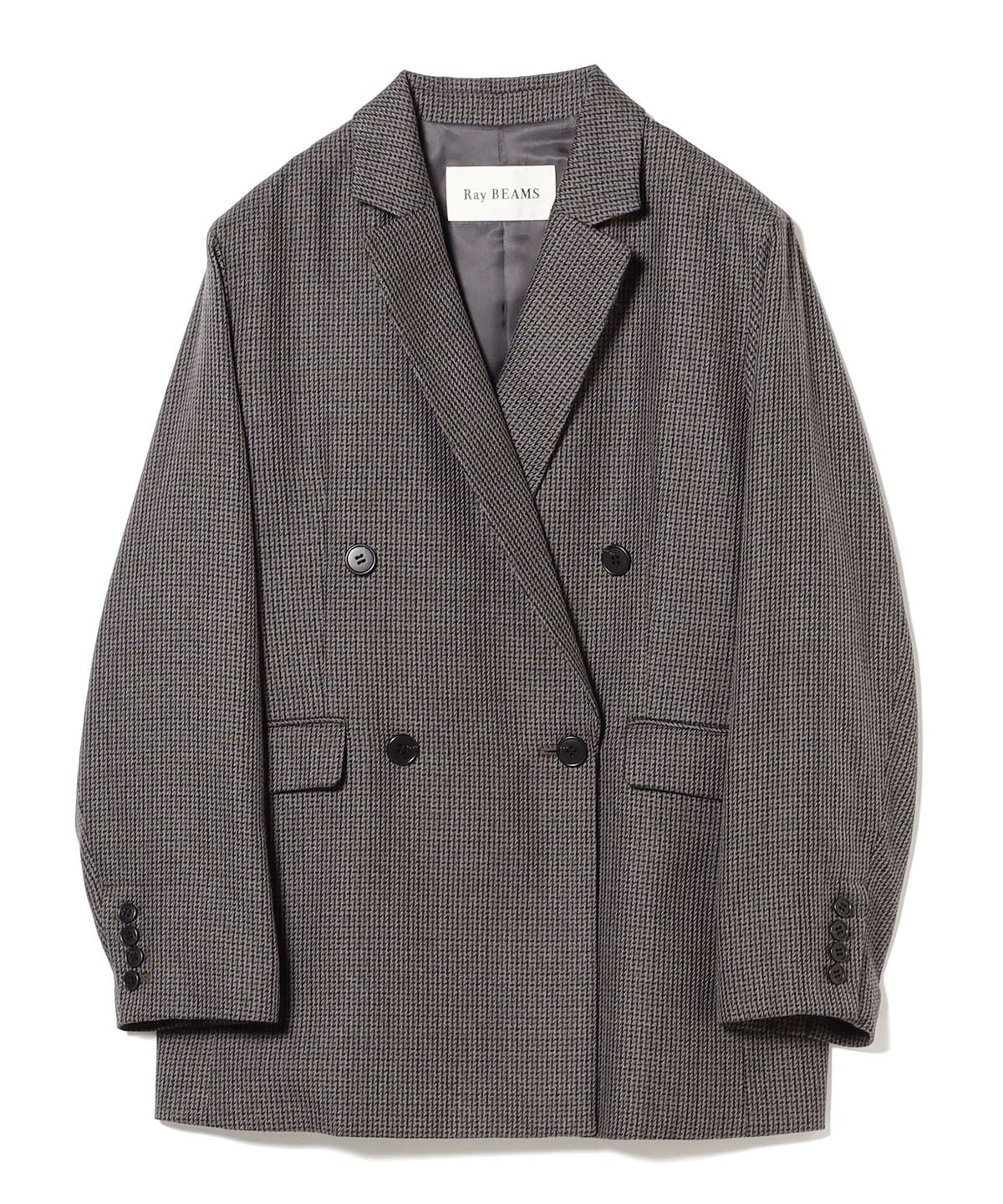 beams ray beams チェックダブルハーフコート beams ray beams チェックダブルハーフコート Ray BEAMS（レイ
