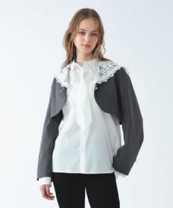 レース カラー ボレロ ジャケット