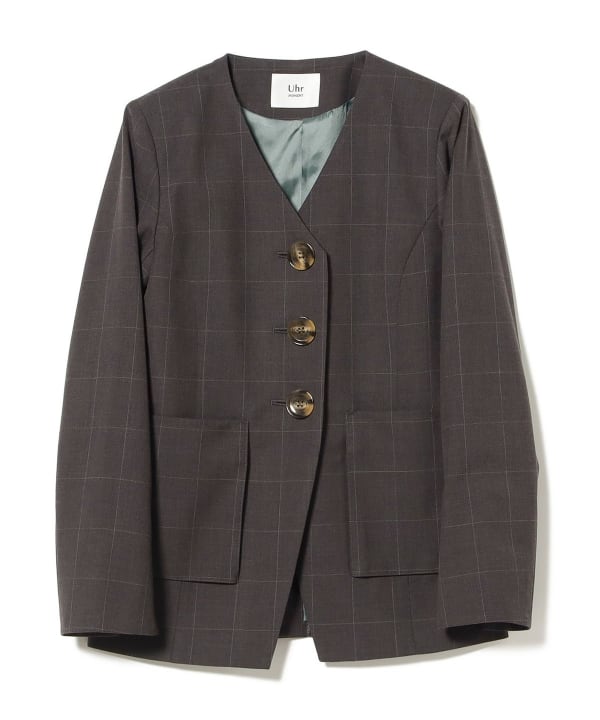Uhr / V Neck Tailored Jacket