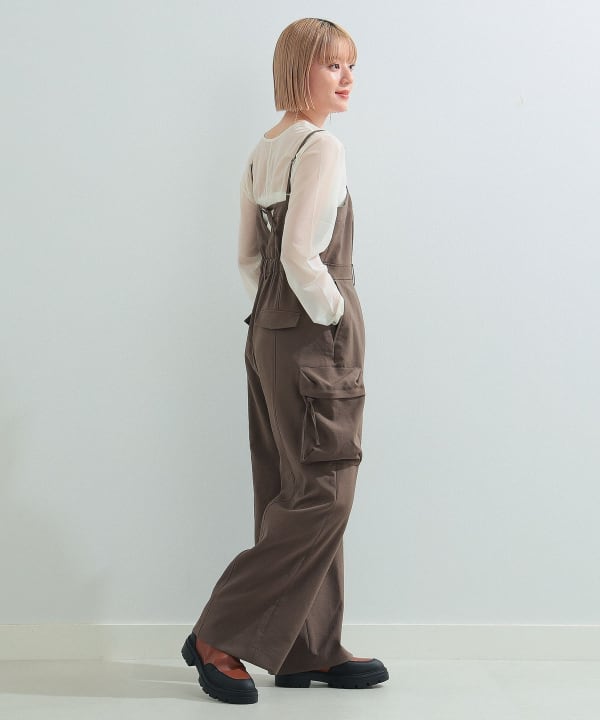 Ray BEAMS Ray BEAMS Ray BEAMS / Cargo pocket overalls (pants 