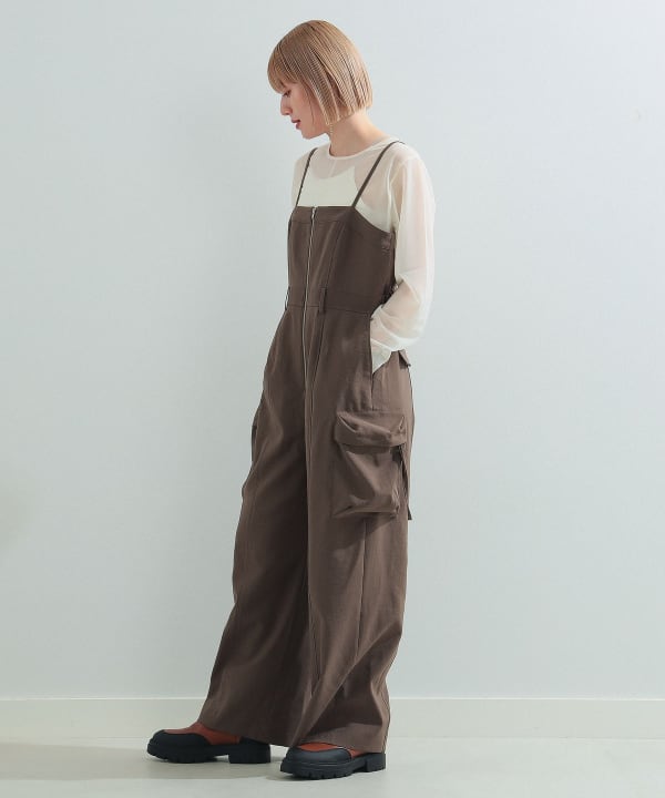 Ray BEAMS Ray BEAMS Ray BEAMS / Cargo pocket overalls (pants