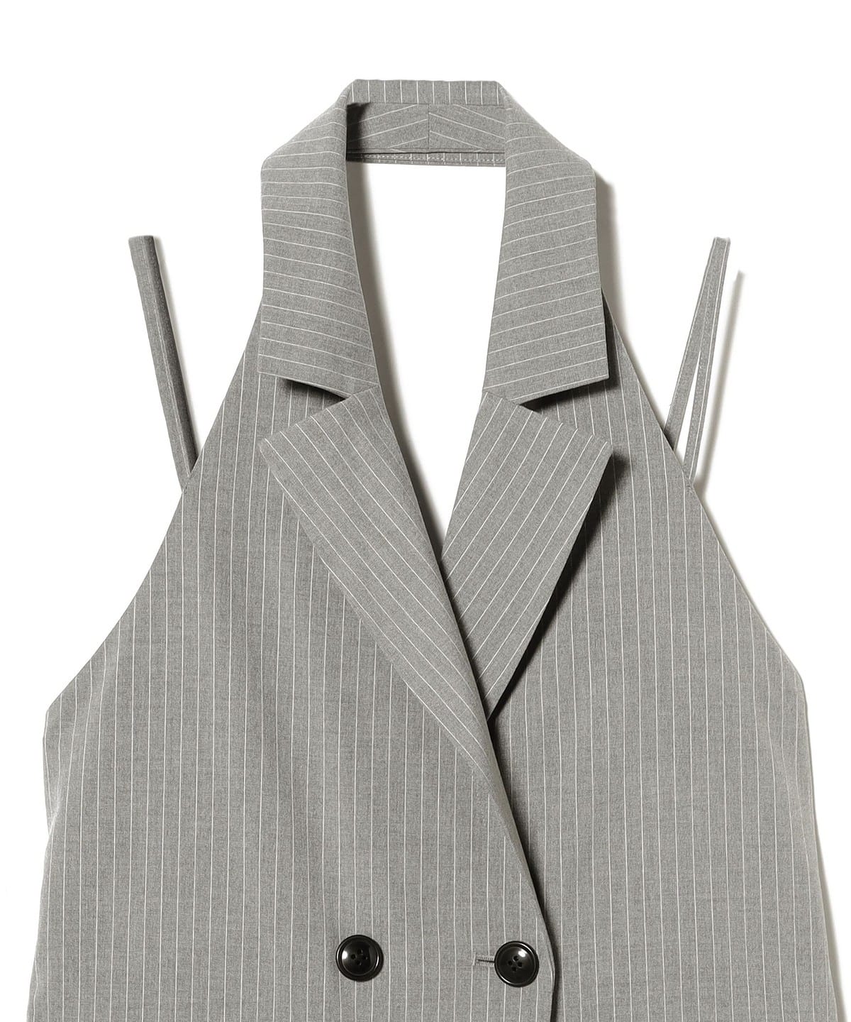 Ray BEAMS（レイ ビームス）テーラードカラー ホルターネック