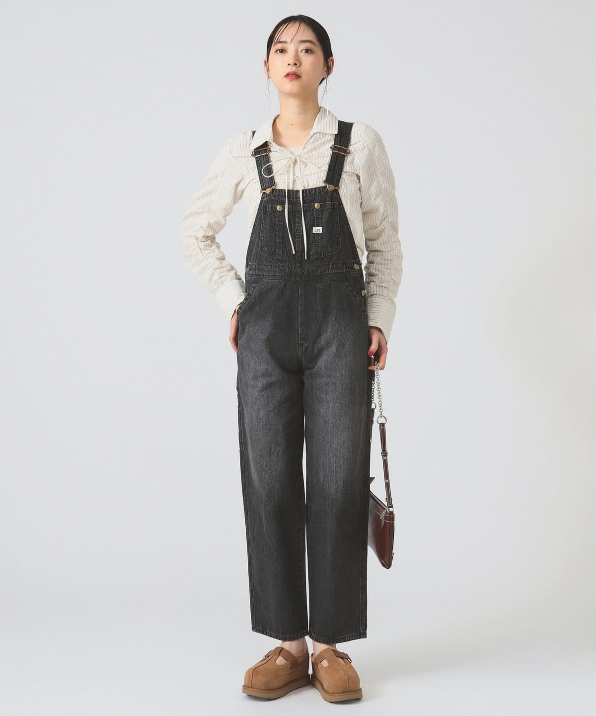 Lee リー / TAPWRED OVERALL パンツ WOMEN BLACK USED XS Lee リー / TAPWRED OVERALL パンツ WOMEN BLACK USED XS