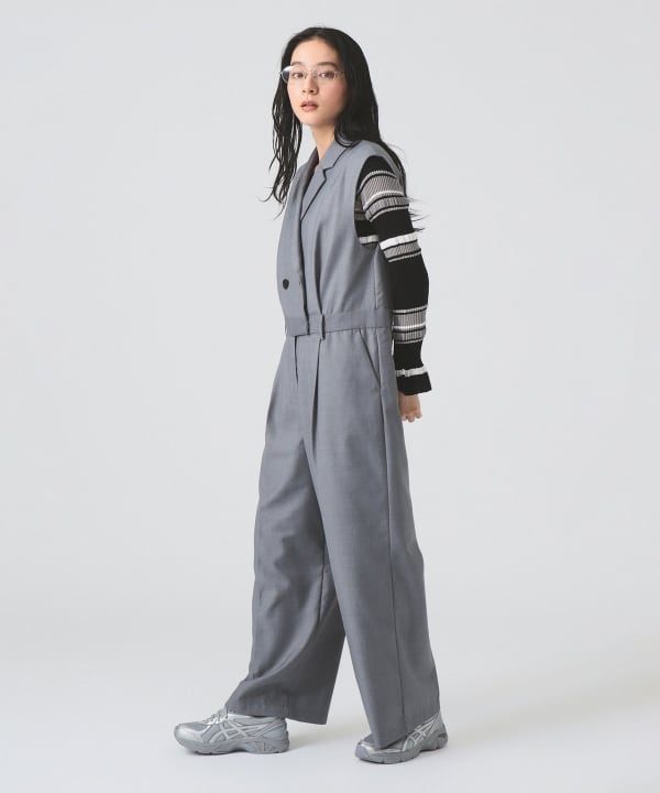 Ray BEAMS スーツ ディテール サロペット Ray BEAMS（レイ ビームス）スーツ ディテール サロペット（パンツ