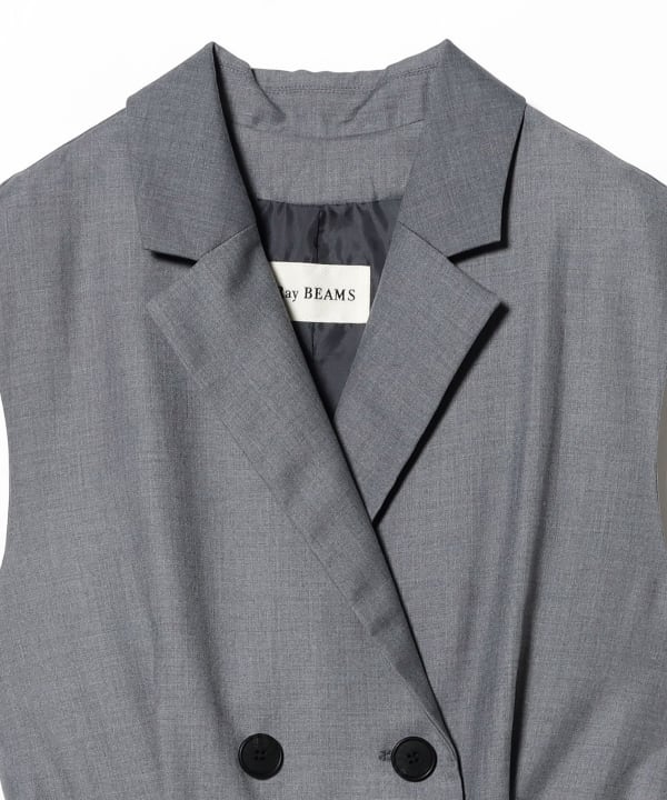 Ray BEAMS（レイ ビームス）スーツ ディテール サロペット（パンツ