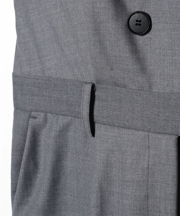 Ray BEAMS（レイ ビームス）スーツ ディテール サロペット（パンツ