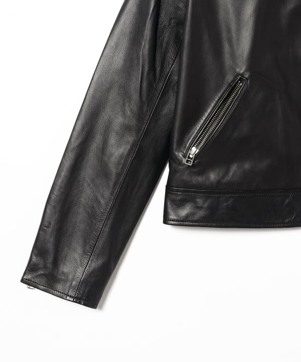 Ray BEAMS Ray BEAMS Ray BEAMS / Lamb Leather Double Riders Blouson 