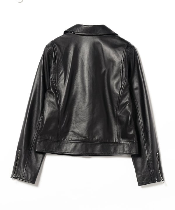 Ray BEAMS Ray BEAMS Ray BEAMS / Lamb Leather Double Riders Blouson 