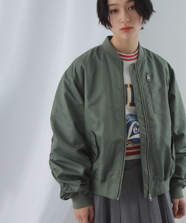 Ray BEAMS Ray BEAMS Ray BEAMS / Arm gathers MA-1 (blouson blouson 