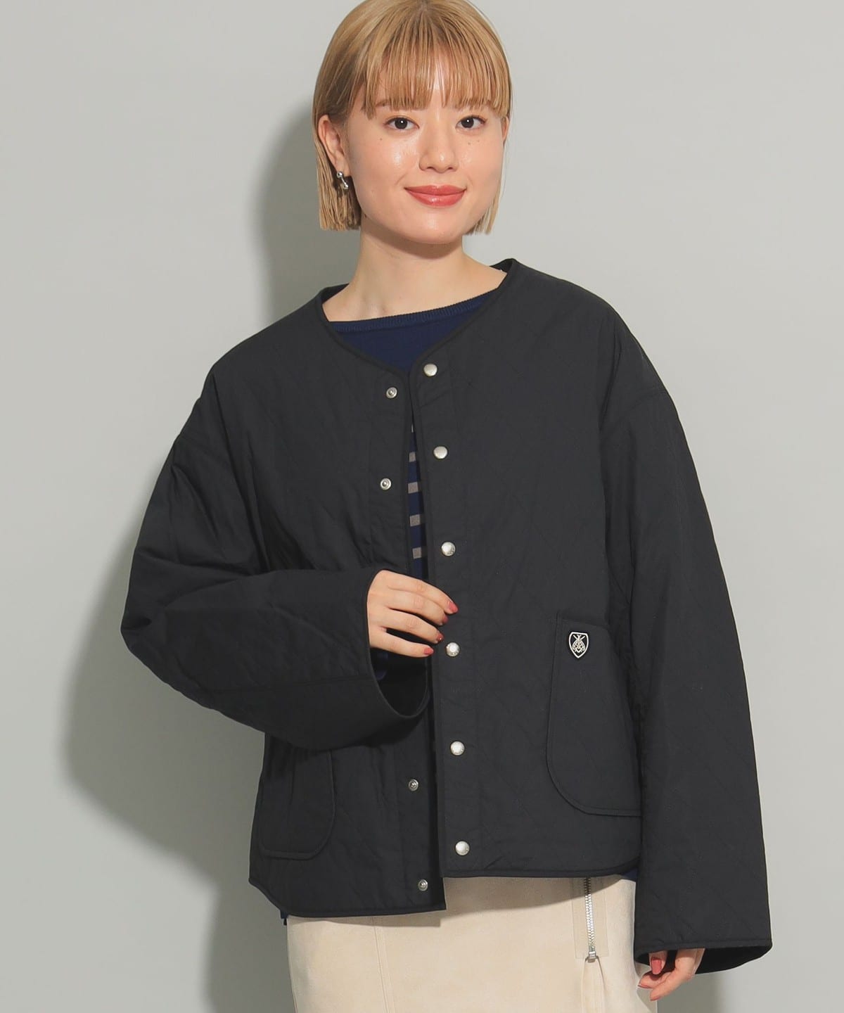 GWお値下げ‼ORCIVAL ロング オーシバル キルティングジャケット カーキ 