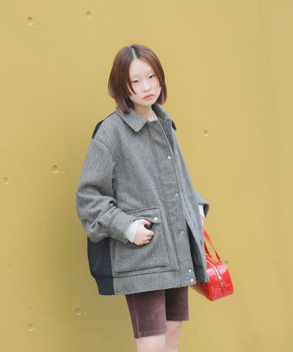 希少 a Child of the Jago 切替ツイード ブルゾン - the-lido.com