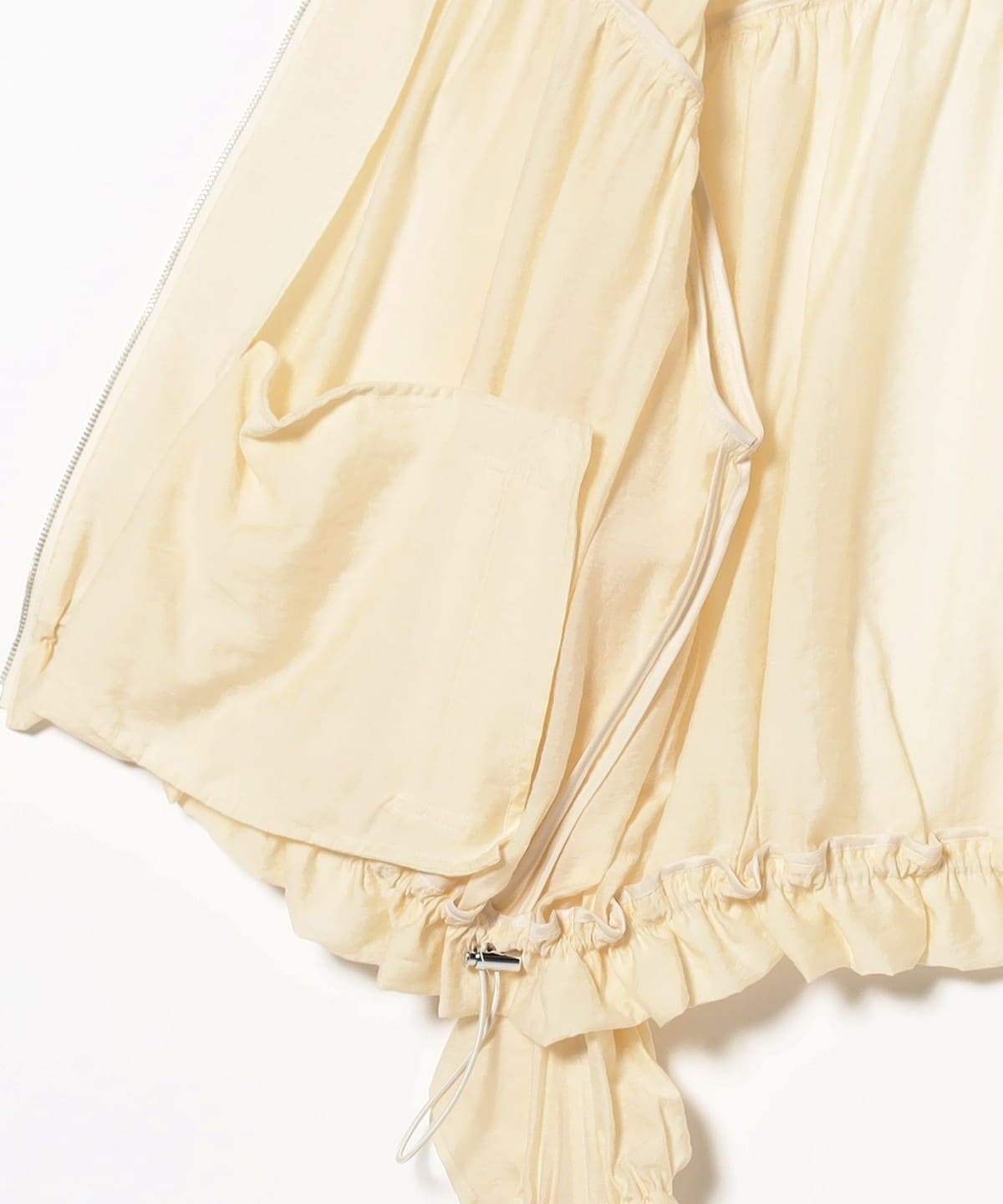 Ray BEAMS（レイ ビームス）【タイムセール】シアー ギャザー ブルゾン